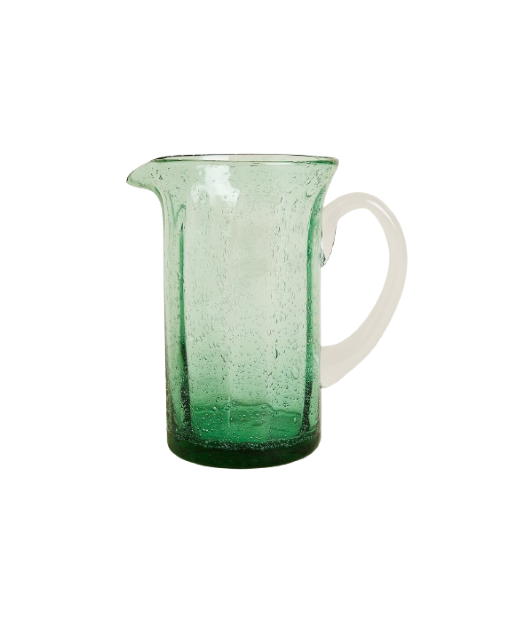 Green GLass Pitcher